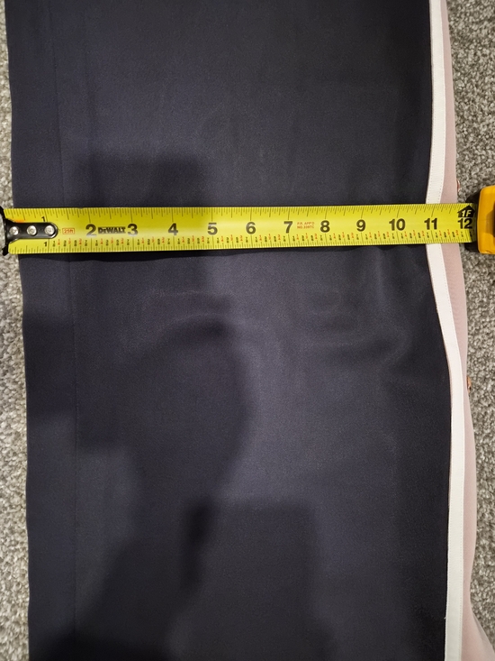 Ted Baker Dark Blue Wide-Leg Side-Trim Pants with Pink & Yellow Accents - Picture 9 of 10